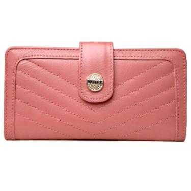 Imagem de Carteira Feminina em Couro Artlux 349, Rosê