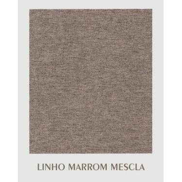 Imagem de Sofá 02 Lugares Bélgica Living 2,30 - Best Mobília, Linho Marrom Mescl