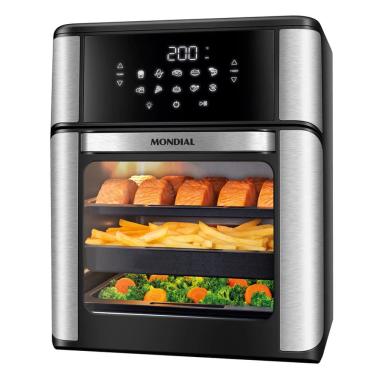 Imagem de Fritadeira Air Fryer Oven 12L Mondial AFON12 Preta com Prata 127V