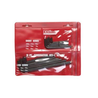 Imagem de Eklind Tool Conjunto de chaves Hex-G - 18 pç. Hex-G curto e longo