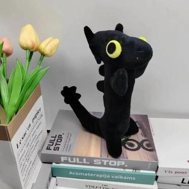 Imagem de Dragão Dançante Brinquedo De Pelúcia Sem Dentes Macio Animal De Pelúci