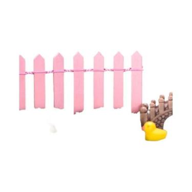 Imagem de Mini Cerca De Palheta De Madeira Para Jardim, Decoração De Bonsai, Con