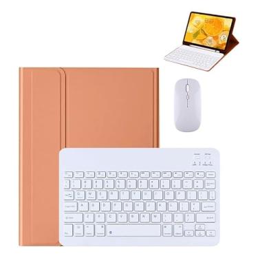 Imagem de Capa Com Teclado Sem Fio Bluetooth e Mouse Para Samsung S7/S8