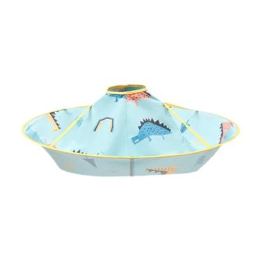 Imagem de Ysyqkn de Corte de Cabelo Infantil, Capa de Corte de Cabelo Dobrável, à Prova D'água, Cabeleireiro, Barbeiro, Capa de Cabeleireiro para Crianças, Dinossauro