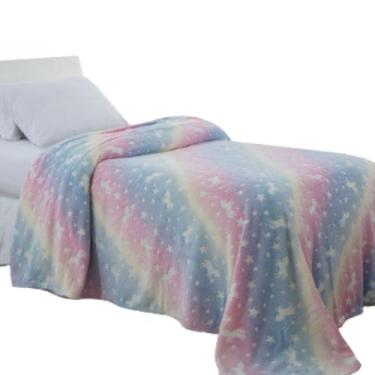 Imagem de Cobertor Infantil Estampado 2,0m x 1,5m Brilha no Escuro Qualidade Cor