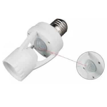 Imagem de Bocal Com Sensor De Presença Lâmpada E27 - Comercialmarcoferrari M&E