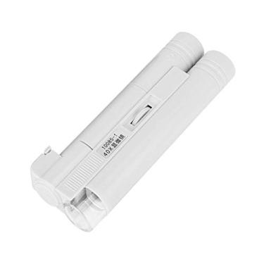 Imagem de lyrlody Microscópio LED, Telefone Celular 40X Celular Com Grande Portátil de Iluminação LED de Revestimento Okular HD, para Smartphones Universais