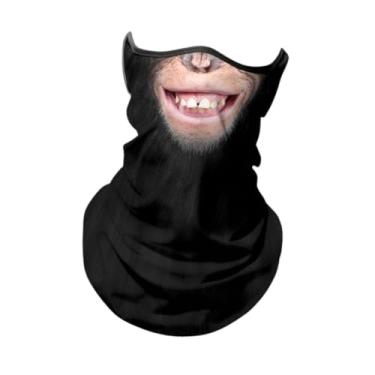 Imagem de RNXRZANK Bandana Máscara Facial Protetora de Pescoço Leve Balaclava Proteção Solar Protetor Facial Cachecol para Homens Mulheres Pesca, Gorila