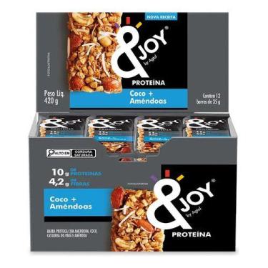 Imagem de 12 Barra De Nuts &joy Proteína Coco E Amêndoa 35g