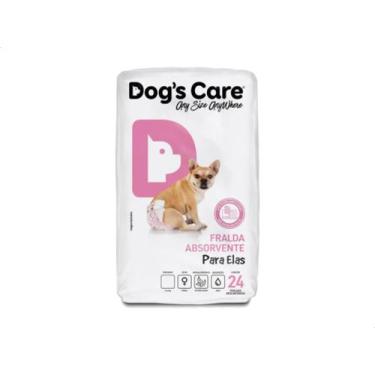 Imagem de Fralda Descartável Higiênica P/cães Fêmea Dogs Care 24 Un M