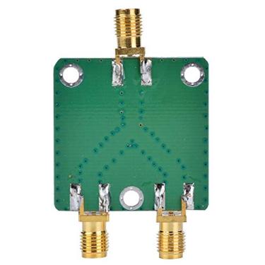 Imagem de Divisor de radiofrequência, 1 a 2 vias 0,5W 33 x 33 mm DC-5G 6dB SMA-K 50Ω Placa de resistência eficiente Power Power Splitter Distribuidor de microons Módulo de divisor