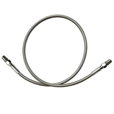 Imagem de SHOOSHINE Mangueira De Aço Inoxidável Reforçada Com Ptfe 40" X 1/4", 870 Psi, -40°F A 400°F, Adaptador Jic-4 Fêmea Ou Npt Macho Compatível - Rb 740203