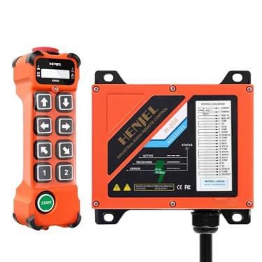 Imagem de grtowsnu Controle Remoto Sem Fio Industrial De Guindaste 2 Velocidades, 12V, 24V E 36V, Para Ponte Rolante, Controlador Rádio, Transmissor Receptor 8 Canais