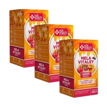Imagem de Kit 3 und Melavitaley Xarope Infantil 150ml - Nutri Vitaley