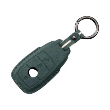 Imagem de Capa De Chaveiro De Couro Mercedes Benz Para a C E S G Classe GLC CLE 