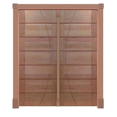 Imagem de Portal Entrada Maciça Pivotante 330 - Madeira, Medida Final de 2,15 m 