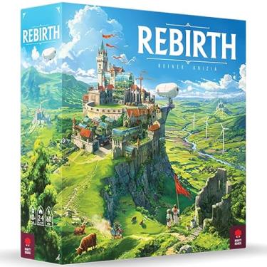 Imagem de Mighty Boards: Rebirth - Tile Laying Board Game, Double-Sided Board Scotland-Ireland, Eurogame Set in A Lush & Hopeful Future, Age 10+, 2 to 4 Players