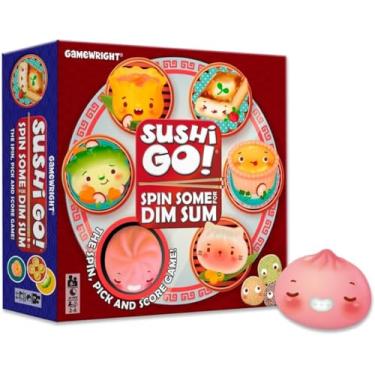 Imagem de Gamewright - Sushi Go! - Spin Some for Dim Sum - The Spin, Pick and Score Board Game!