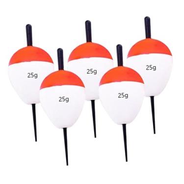 Imagem de Dynwave 5 Peças de Bóias de Pesca Bobbers EVA Oval de Espuma de Alta Flutuabilidade para, 25g