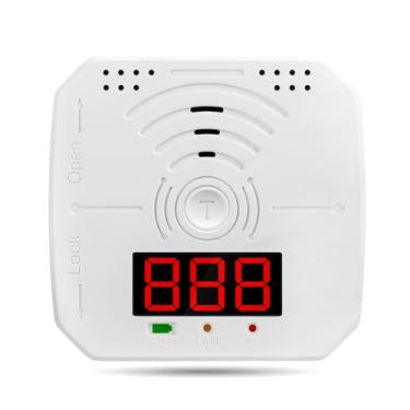 Imagem de Detector de monóxido de carbono Sensor eletroquímico de alta precisão Display Digital Monitoramento em tempo real Alarme de luz de som para viagem em casa ABS 2.36x2.52x1.10in