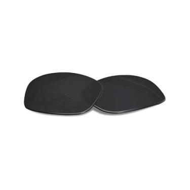 Imagem de SmartVLT Lentes de reposição masculinas pretas Stealth para óculos de sol Oakley Turbine OO9263