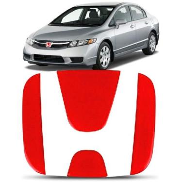 Imagem de Aplique emblema grade civic 2004 2005 2006 fit 2004 2005 2006 2007 200