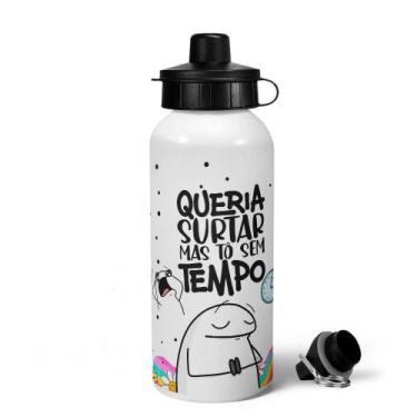 Imagem de Garrafa Squeeze MQ Flork Vibes - Queria surtar, tô sem tempo - JPS INF