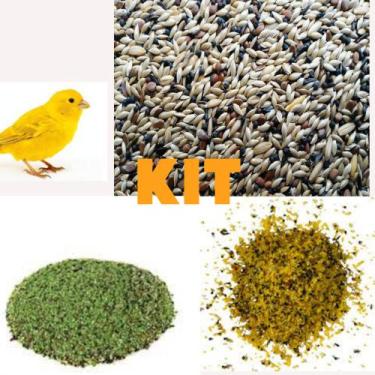 Imagem de KIT para Canarios alpiste misturado e vitaminas - Belga