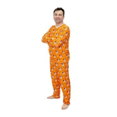 Imagem de Pijama Masculino Longo Divertido Au-Au - Alegria de Montar, GG