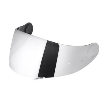 Imagem de JQF Gear Repalcement GT Air Visor para GT Air 2, escudo de capacete externo compatível com acessórios CNS-1/Neotec/TC-5/TC-9 (cromado prata)