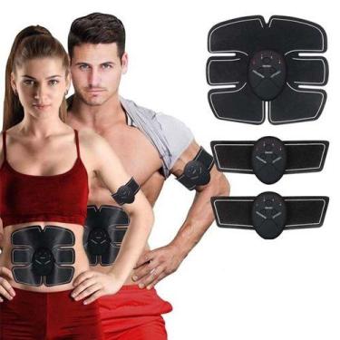 Imagem de Cinto Tonificador Muscular Eléctrico Abdominal Fortalecimento Braço Pe