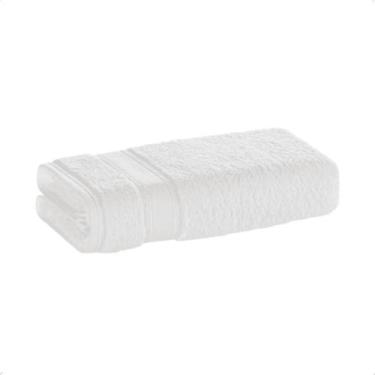 Imagem de Toalha De Rosto Karsten Linea Felpuda - 48x80 100% Algodão, Branco