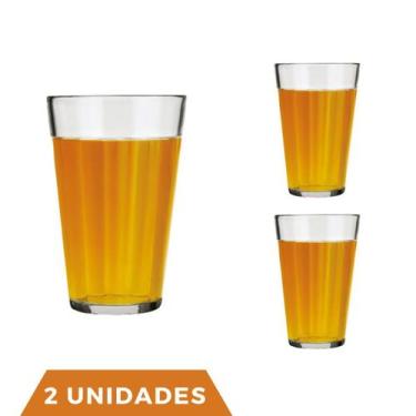 Imagem de Conjunto Com 2 Copo Americano Long Drink 450ml Vidro Nadir - NADIR FIG