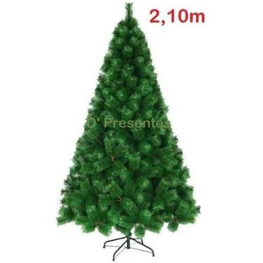 Imagem de Arvore De Natal Pinheiro Luxo 2,10m C/566 Galhos - D'PRESENTES, Verde