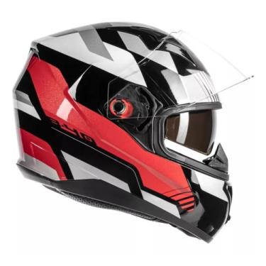 Imagem de Capacete Moto Bieffe Touring B-40 Spect C/ Óculos Fumê, 60