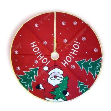 Imagem de Saia Base Tapete D/árvore Hohoho Enfeite Natalino Papai Noel - D'PRESN