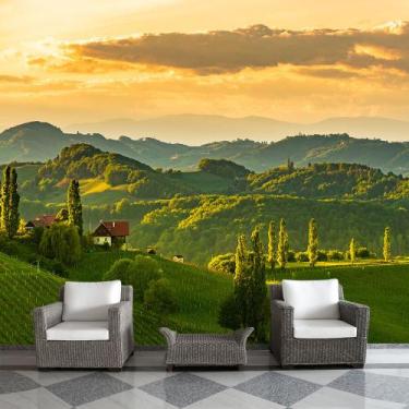 Imagem de Papel de Parede Campo Paisagem Natureza Sala Adesivo - 135pcm - Allodi