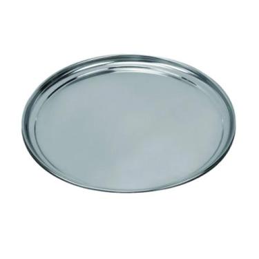 Imagem de Bandeja Garçom Inox 40 cm Class Home, prateado