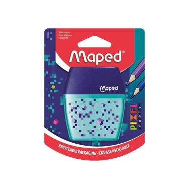 Imagem de Apontador com coletor Shaker Pixel Party 2 furos - Maped