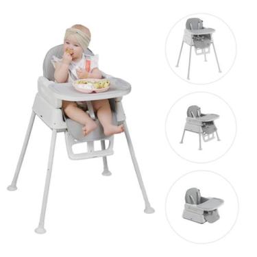 Imagem de Cadeira Alimentação Infantil 3 Em 1 Harmony Maxi Baby Rosa