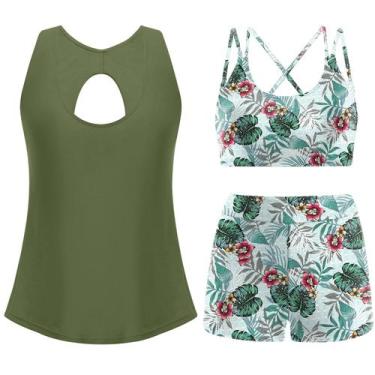 Imagem de Roupa de banho AI'MAGE, tanquíni feminino para controle de barriga, ve