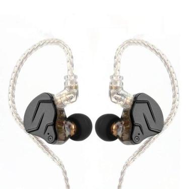 Imagem de Fones de ouvido Linsoul KZ ZSN PRO X Hybrid 1BA+1DD com microfone pret