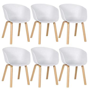 Imagem de Loft7, Kit 6 x cadeiras Cassia Kit Branco