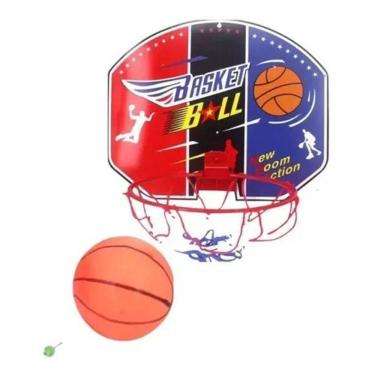 Imagem de 2X Cesta De Basquete Infantil Bola Aro Rede Brincar E Divert