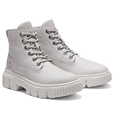 Imagem de Timberland Couro feminino Greyfield, Cinza violeta, 5.5 Wide
