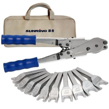 Imagem de Alicate Lokring União Tubo Cobre Alumínio Mordentes Curvo