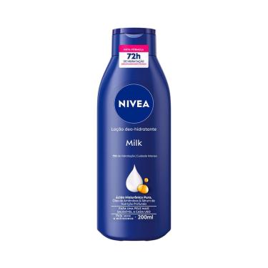 Imagem de Loção Hidratante Nivea Milk Hidratação Profunda Pele Seca a Extrasseca 200ml