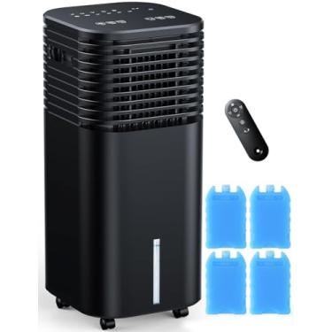 Imagem de CENSTECH Ar condicionado portátil 4 em 1, refrigerador de ar evaporativo com 4 modos e 3 velocidades, temporizador de 15H para desligamento automático inteligente, tanque de 2 galões para resfriamento