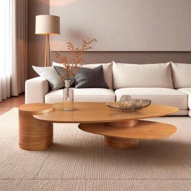 Imagem de Mesa de Centro para Sala de Estar Pétala Cinamomo
