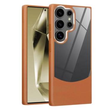 Imagem de Capa de silicone híbrida 3 em 1 com armadura transparente para Samsung Galaxy S25 S24 S23 S22 Ultra Plus A55 A54 A16 (para Samsung Galaxy A55/azul marinho)